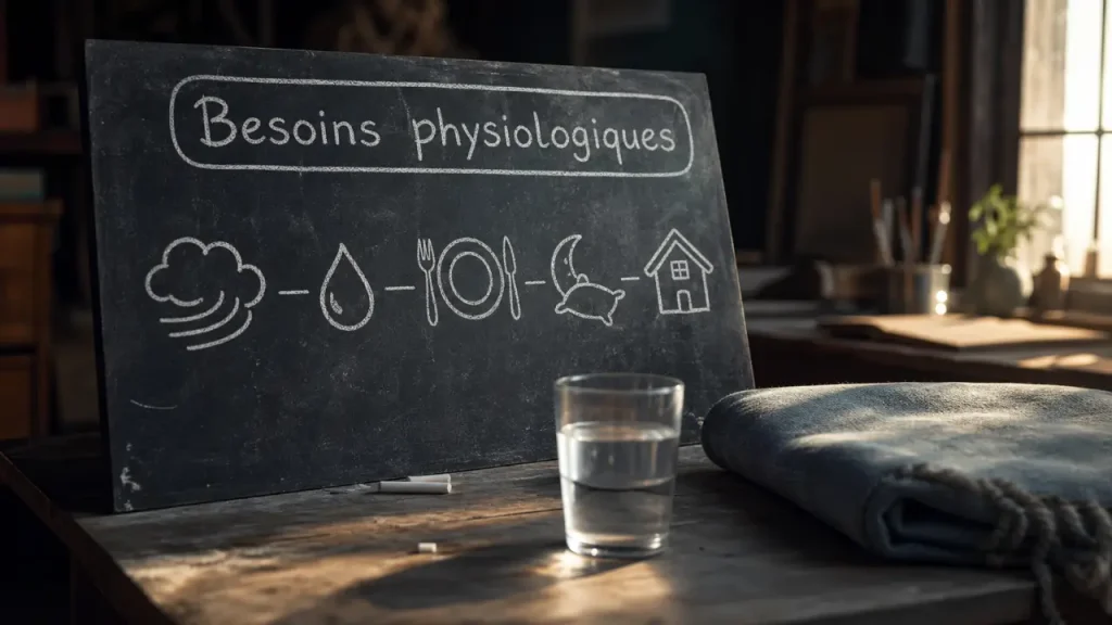 Besoin physiologique : 5 bases vitales avant sécurité, lien et estime