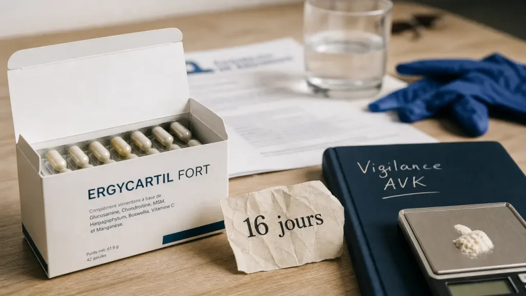 Ergycartil Fort : effets secondaires, profils à risque et précautions avant la prise