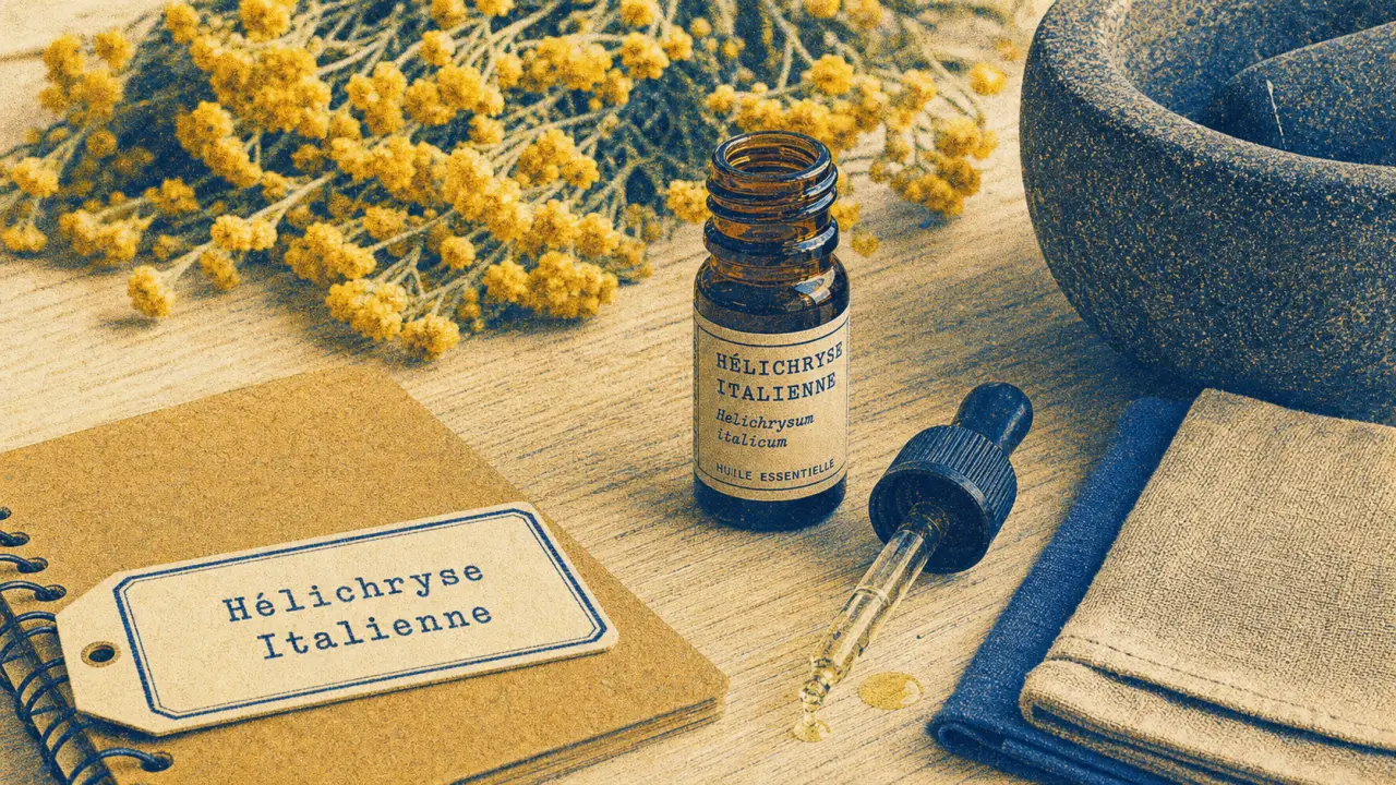 Hélichryse bienfaits : huile d’hélichryse italienne pour la peau et la circulation