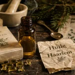 Huile de Haarlem perte de poids : capsules et flacon ambré