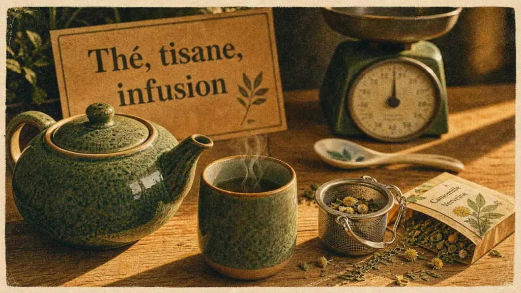 Thé, tisane, infusion : quelle différence entre la plante, la théine et la préparation ?