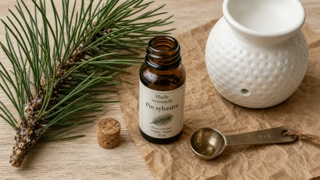 Pin sylvestre : une huile essentielle utile pour la respiration, le tonus et les massages dilués