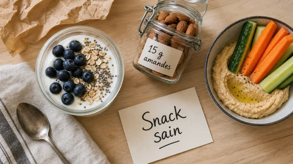 Fibres, protéines et portions prêtes : des snacks sains pour calmer les fringales