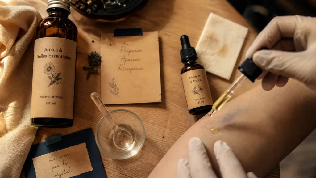 Arnica et huiles essentielles : quand choisir un macérât, une friction ou une crème