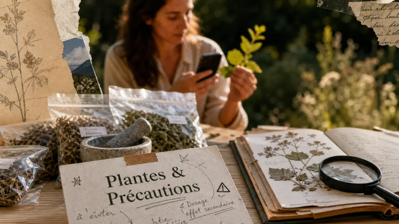 Formation sur les plantes médicinales : sécurité et certificat à vérifier, plantes et précautions