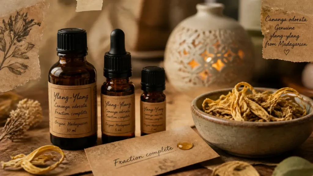 Ylang-ylang complète, extra ou III : quelle fraction choisir pour le stress, la peau et les cheveux ?
