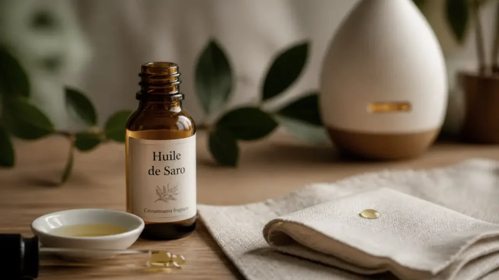 Huile essentielle de Saro : respirer plus clair sans la confondre avec le Ravintsara