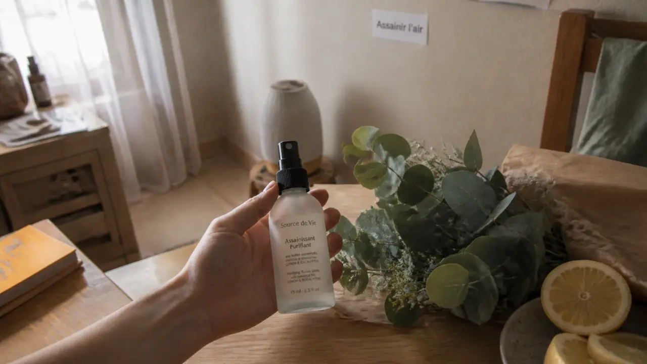 Spray huiles essentielles pour assainir l’air, 75 ml