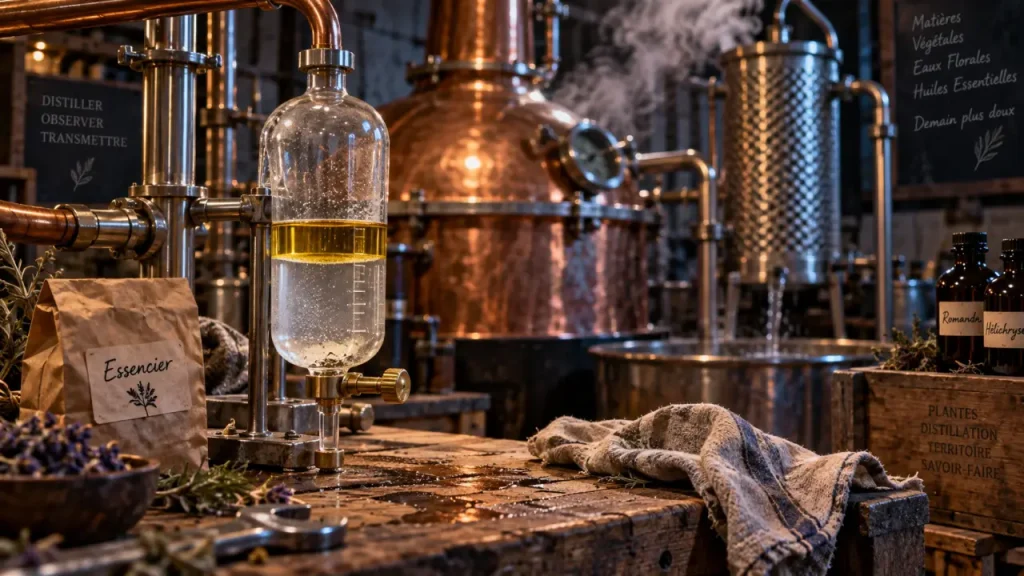 Un distillateur d’huiles essentielles adapté à chaque plante, méthode et volume