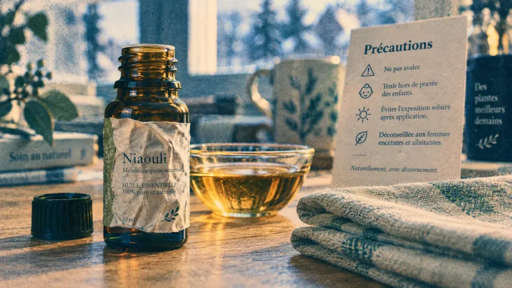 Huile essentielle de niaouli : trois usages utiles, mais une irritation à éviter