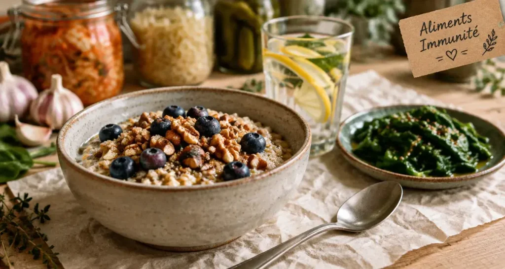 Aliments naturels pour l&rsquo;immunité : ce que l&rsquo;assiette peut vraiment soutenir (et ce qu&rsquo;elle ne fait pas)